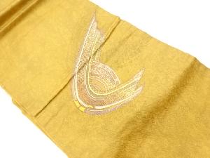 リサイクル　抽象模様刺繍名古屋帯